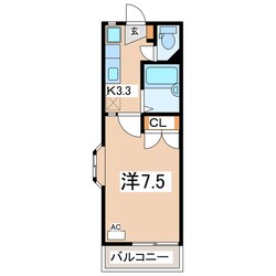 タウンズ安積の物件間取画像